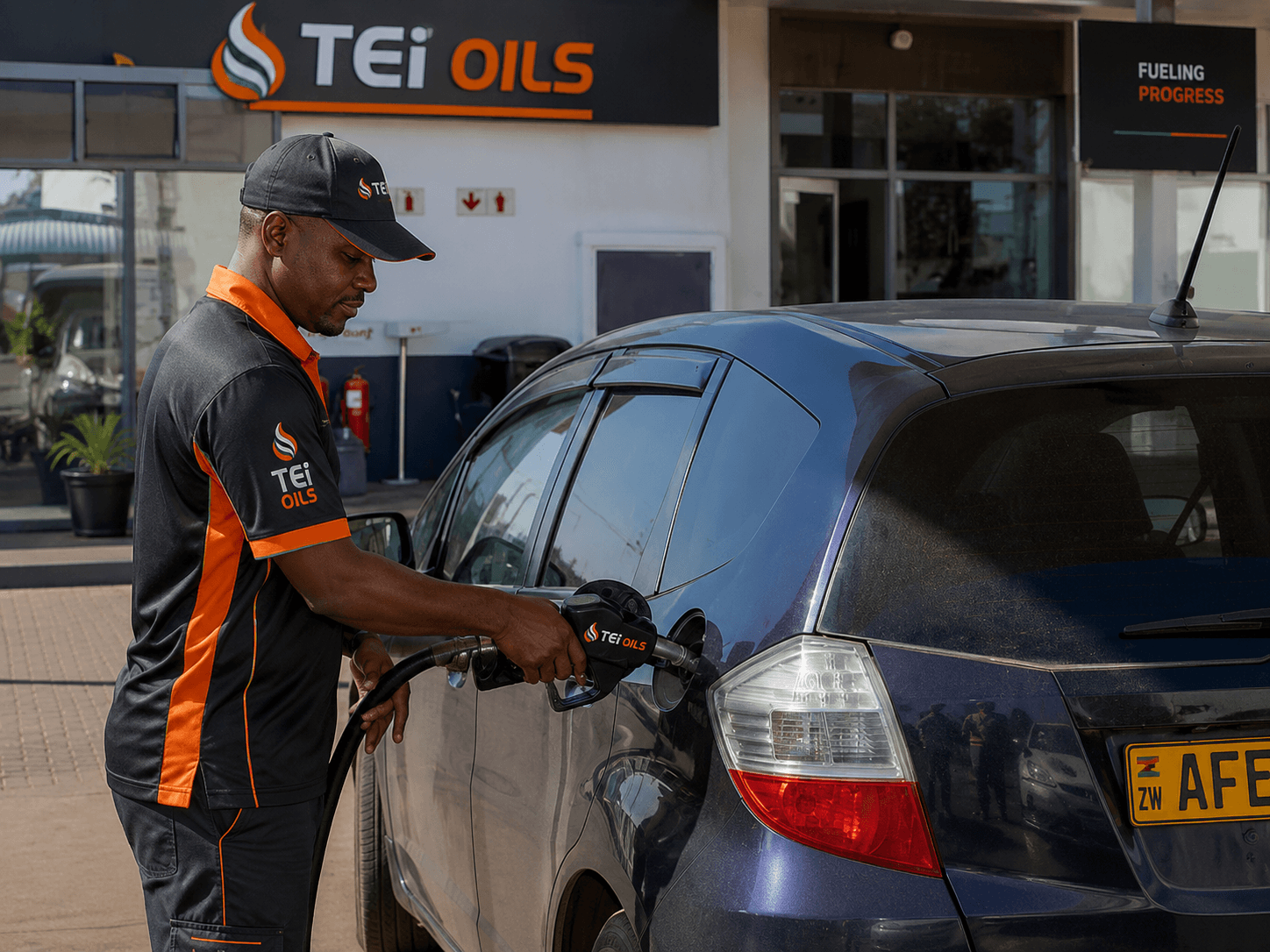 T.E.I Oils fuel retail forecourt